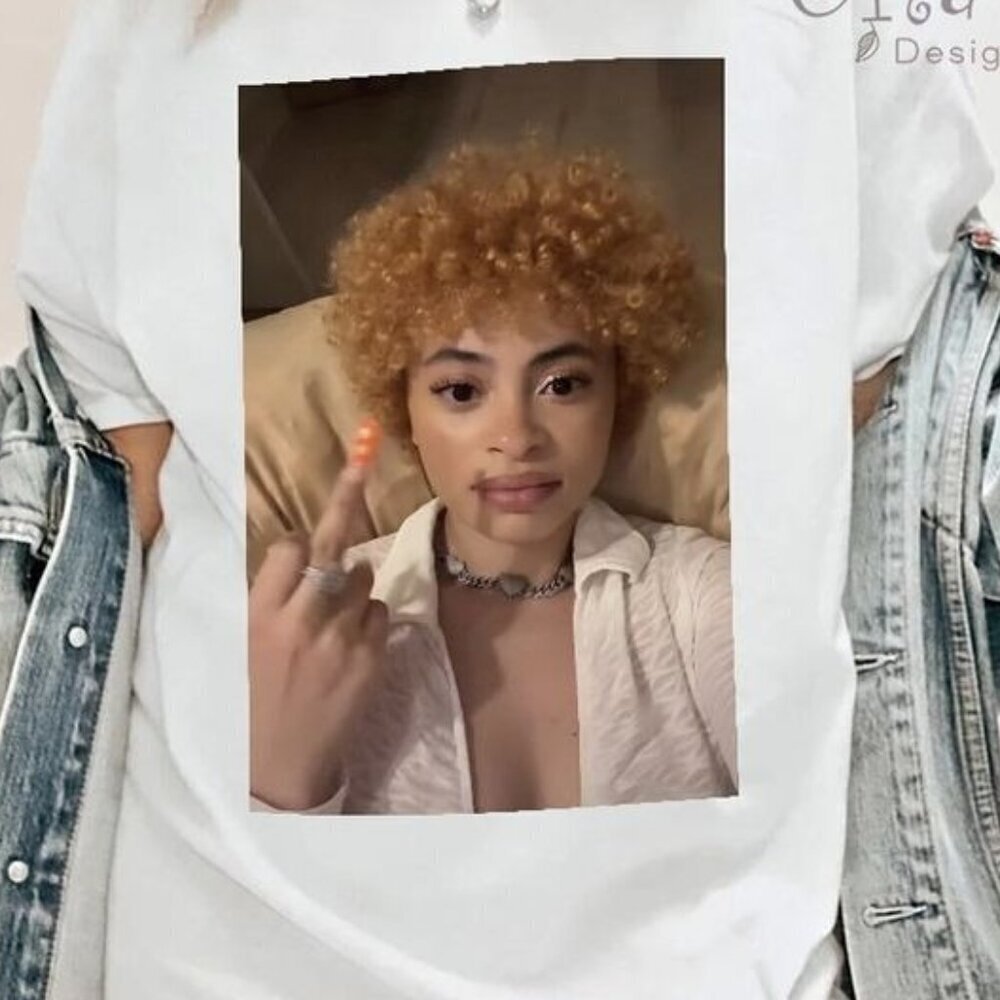 Ice Spice Bootleg Shirt Ice Spice Middle Finger Graphic Music Fan Unisex Tee